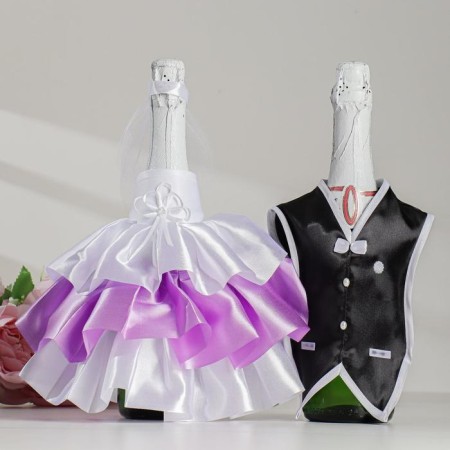 Set on the table of the newlyweds "Harmony", lilac-1
