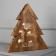 LED figure "Christmas tree" 30 × 33 × 6.5 cm, wood, batteries AAAX2 (not in the kit), glow warm white