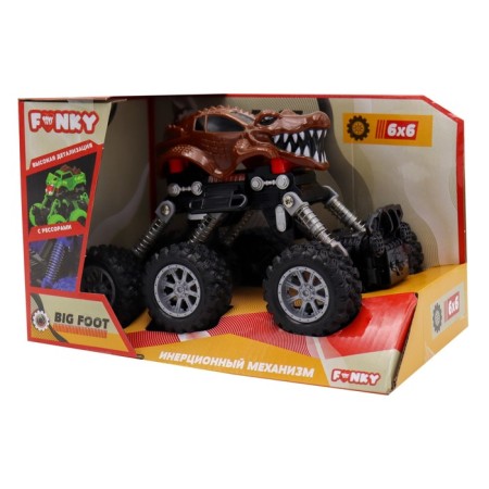 Inertial Funky Toys “SUV” machine, brown color-2