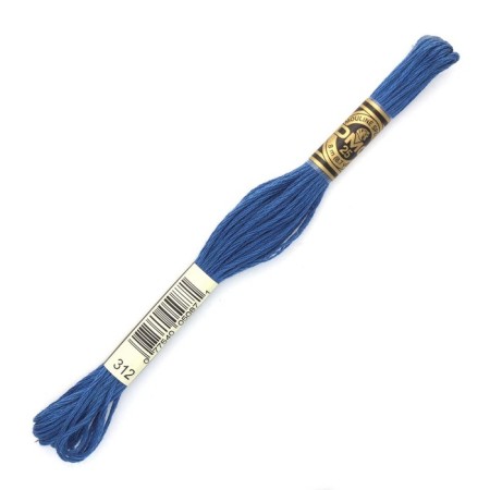 The threads of the DMC 117 (312), 12 pcs. packaged