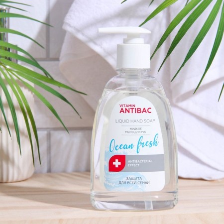 Vitamin Antibac Liquid Liquid Ocean Fresh with Antibacterial Effect, 300 ml