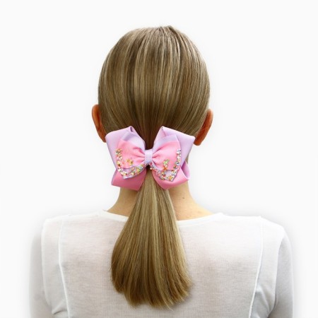 Outlet. Hair bow on a hairpin, 12 cm, Minnie Mouse-3