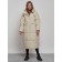 Coat insulated winter female, size 44, color light-beige