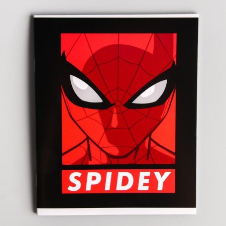 Notebook of 48 sheets in a cage, cardboard cover, spider-man-3