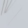 Needles metal for beads in a glass flask thin set 10 pcs Ø 0.45x80 mm 1.2x1.2x10 cm