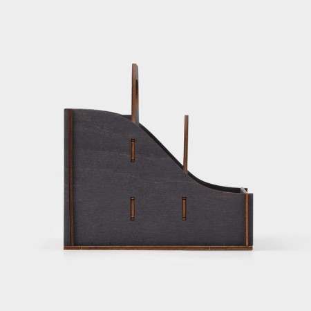 Claus - an organizer for spices with a handle of a Dolyan, 17 × 16 × 16 cm, dark color-5