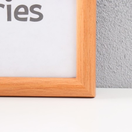 Photo frame MDF 21x30 cm, No. 5 "Simple", Milan nut (plastic screen)-1