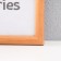 Photo frame MDF 21x30 cm, No. 5 "Simple", Milan nut (plastic screen)