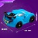 Autobot robot, transforms, blue color