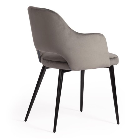Valkyria Mod chair. 711 fabric/metal, 55x55x80cm, gray 26/black-2
