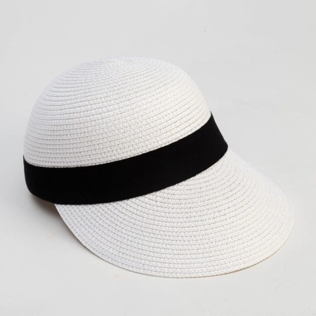Female wicker cap minaku color white, rr 58-2