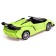 Radio controlled machine "Sports", battery, on the control panel, light effects, green color, 1:18