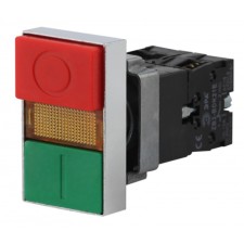 BBD40-BW-K51E LAY5-BW8465 I-O Tilted Divine Control button
