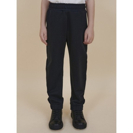 Pants for boys, height 116 cm, black color