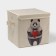 Stellyer box for storage with a lid "Panda in love", 30 × 30 × 28.5 cm