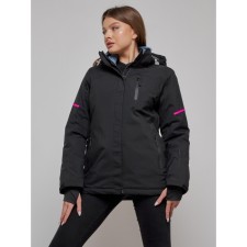 Ski jacket female, size 46, black color