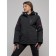 Ski jacket female, size 46, black color