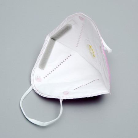 Respiratory mask Safety, 6-layer, with a valve, pink, 5 pcs. in the package-3