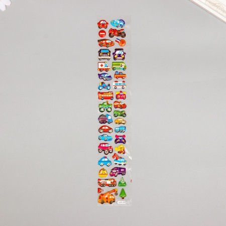 Stick plastic volumetric "sweet moments" with gold stroke mix 33.5x6 cm-1