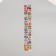 Stick plastic volumetric "sweet moments" with gold stroke mix 33.5x6 cm