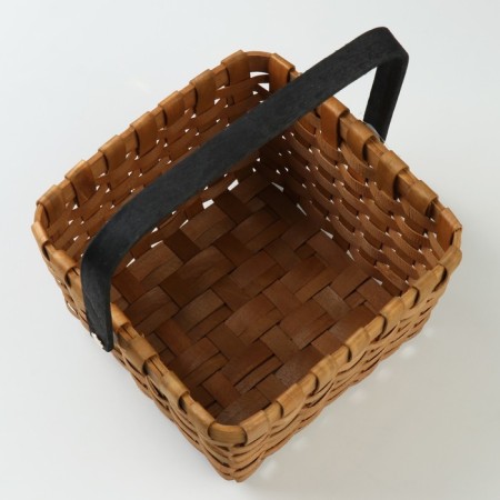 Wicker basket, 19 x 19 x H12/24 cm, sequoia-2