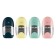 Milan Capsule Silver sharpener, 1 hole with a container, with an eraser, mix