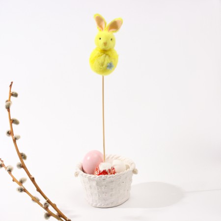 Easter decor on the stick "Bunny" 6x6x34 cm