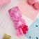 Hair elastic band "Lace" (set 6 pcs) volumetric flower, pink