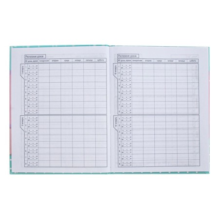 Metoyou universal diary for grades 1-11, hard cover, matte lamination, sparkles, 40 sheets-6