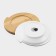 Porcelain lemonade Bellatenero, 12.5 × 9 cm, white color