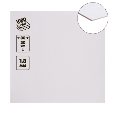Beer cardboard, 30 x 30 cm, thickness 1.3 mm, 1080 g/m2, price per 1 piece