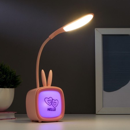Table lamp with RGB backlight 1668/1 8xLED 1.5W USB AKB MIX 6x8x33 cm Risalux-6