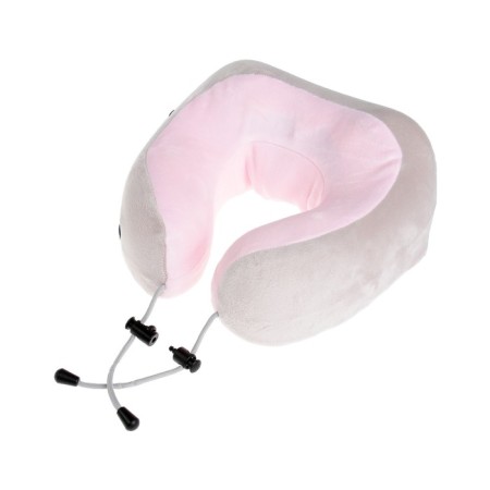 Massage pillow Luazon LEM-06, 3.7 W, 2 types of massage, IK heating, battery, pink-2