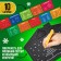 The training tablet "Magnetic drawing", New Year, black color, 375 holes
