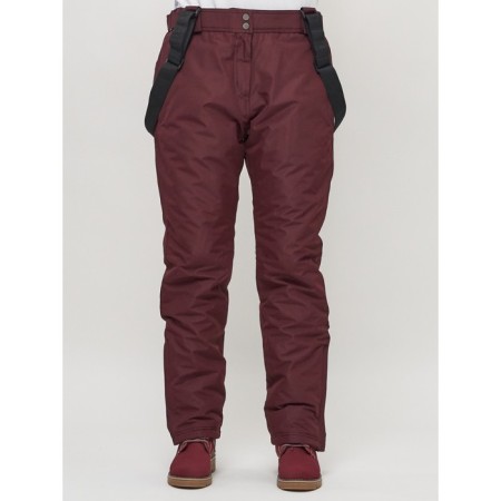 Semi -combinezone ski female, burgundy color, size 56-12