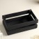 Wooden Kashpo 24.5 × 13.5 × 9 cm "Two Light", two -string, black give beautifully