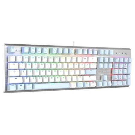 Keyboard A4Tech FSTYLER FS100 Neon Mechanical Blue/White USB For Gamer Led (FS100)-2