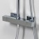 Shower system Wasserkraft A15502, tropical shower, thermostat, hand watering can, chrome