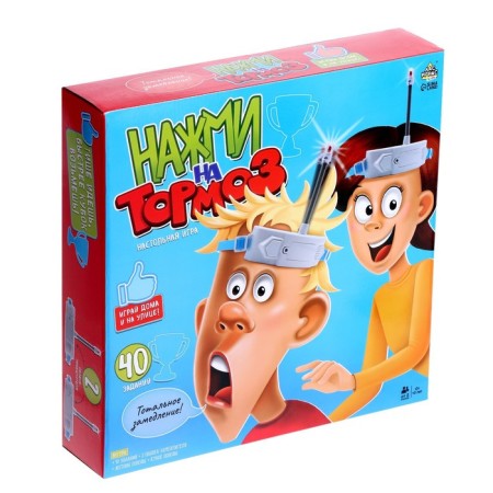 Board game "Click on the brake", from 2 players, 10+-9