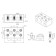Clement ceramic screw kV 12 mm² 3 pairs of contacts with a fastener (45 pcs./Union) Rexant