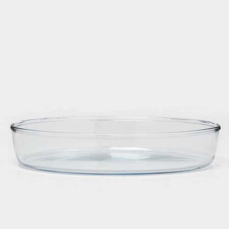 Oval glass form for microwave borcam, without cover-2