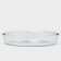 Oval glass form for microwave borcam, without cover