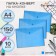 A set of A4, 150 microns, calligrata, transparent, 10 pieces, blue