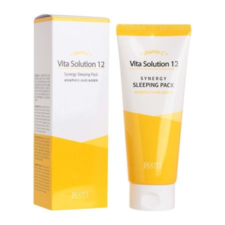 Face mask with vitamin C Night Jigott Vita Solution 12 Synergy 180 ml-1