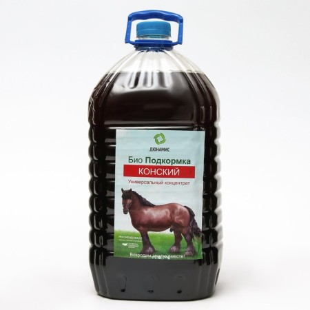 Bio top dressing "horse manure" universal, concentrate, 5 liters