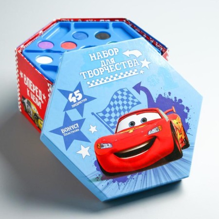 Set for creativity, 48 items, cars-1