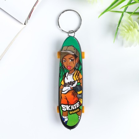Trick Plastic "Skate with graffiti" mix 1.1x9.5x2.5 cm