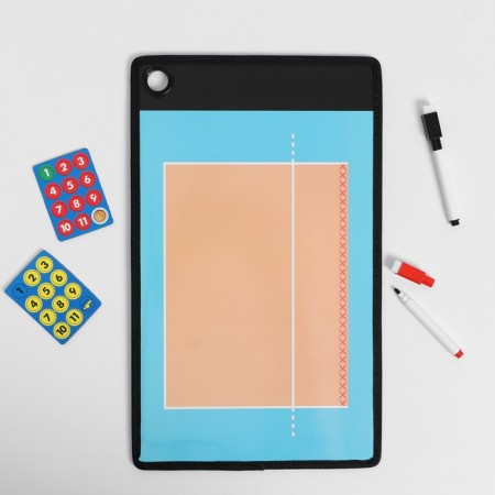Tactical bilateral magnetic board for volleyball, 38 x 23 cm-1
