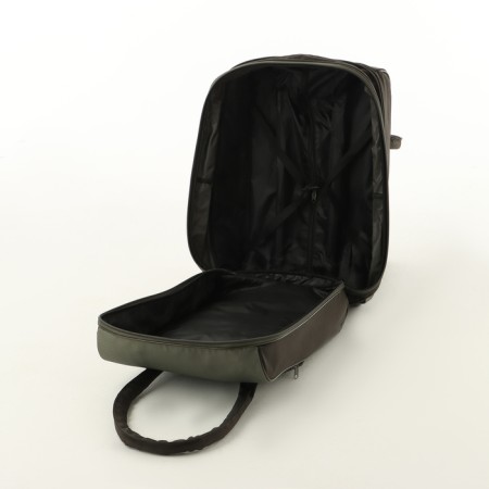 Small 37 L (S) suitcase with Sacvoyage bag, lightning department, extension, Khaki color-8