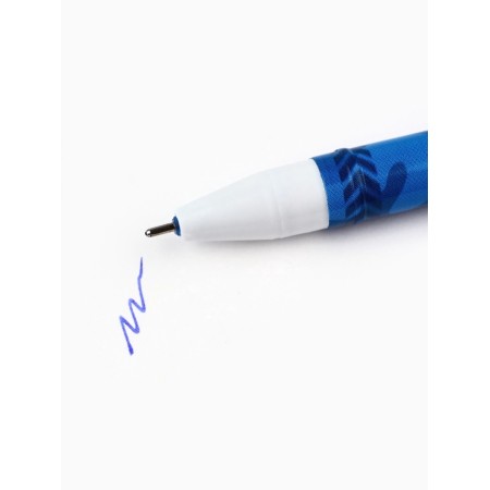Pen Plastic Write-Write with a cap "Since February 23!", Blue pasta, 0.5 mm-1